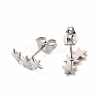 Non-Tarnish 304 Stainless Steel Star Stud Earrings for Women EJEW-C004-01P-2