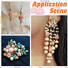 100Pcs 5 Colors Synthetic Coral Carved Beads CORA-SP0001-14-6