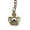 Tibetan Style Alloy Keychains KEYC-WH0025-026-5