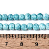 Baking Paint Glass Beads Strands DGLA-N016-4mm-08-4