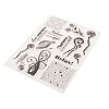 Transparent Clear Silicone Stamp/Seal SCRA-PW0009-04-3