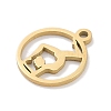 304 Stainless Steel Charms STAS-K286-01L-G-2