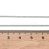 10Pcs 1MM 304 Stainless Steel Box Chain Necklaces NJEW-G203-07P-5