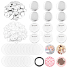 Iron Badge Button DIY-WH0816-400-1