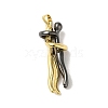 Brass Pendants KK-C058-03BG-1