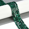 Synthetic Malachite Beads Strands G-B129-A09-01-2