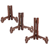   3Pcs Chicken Wings Wood Display Stand AJEW-PH0003-49-1