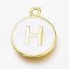 Brass Enamel Pendants KK-H103-01H-G-1