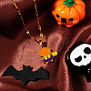 Halloween Stainless Steel Enamel Pendant Necklaces HG2651-2