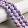 Natural Striped Stone Beads Strands G-D315-A01-02-4mm-1