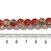 Christmas Theme Crackle Glass Beads Strands X1-CCG-C002-8mm-12-4