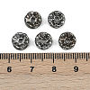 Brass Grade A Crystal Rhinestone Spacer Beads RB-A006-8MM-B-2