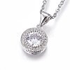 304 Stainless Steel Pendant Necklaces NJEW-L146-01-2