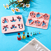 2Pcs ABS Plastic Clay Molds DIY-TA0004-57-6