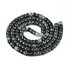 Baking Paint Crackle Glass Beads Strands DGLA-N019-02A-09-2