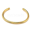 Ion Plating(IP) 304 Stainless Steel Simple Thin Cuff Bangles X-BJEW-P296-02G-1