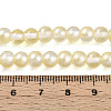 Baking Paint Transparent Glass Beads X1-DGLA-N011-6mm-02-4