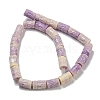 Synthetic Shell Dyed Carved Beads Strands SHEL-I001-01A-2