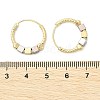 Brass Hoop Earrings EJEW-B117-03-5