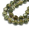 Natural Rhyolite Jasper Beads Strand G-I376-A20-01-3