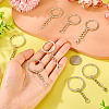 60Pcs 6 Styles Iron Split Key Rings FIND-TA0008-13-7