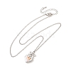 Brass Enamel Bowknot Angel Heart Photo Locket Pendant Necklaces for Women KK-CBAF5B9-03P-2