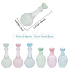 48Pcs 6 Styles Dummy Bottle Transparent Resin Cabochon RESI-OC0001-49-2
