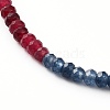 Dyed Natural Malaysia Jade Beaded Necklaces NJEW-JN03236-2