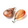 Natural Banded Agate Pendants GG-K002-09A-2