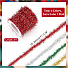   4 Rolls 4 Colors Shiny Tinsel Hanging Garland AJEW-PH0001-22-3