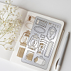 Stainless Steel Metal Stencils DIY-WH0242-270-5