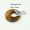 Tiger Eye Pendants G-C071-1-2