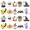 40Pcs 10 Styles Halloween Alloy Enamel Pandants ENAM-CJ0004-14-1