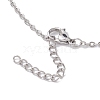 Crystal Stone Cage Pendant Necklaces NJEW-JN04757-04-4