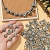 150Pcs 15 Styles Tibetan Style Alloy Spacer Beads TIBE-YW0001-59-5