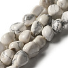 Natural Howlite Beads Strands G-B078-D15-01-1