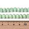 Anti-Tarnish Electroplate Glass Beads Strands GLAA-T025-8mm-19F-4