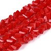 Opaque Glass Beads Strands GLAA-N019-4mm-02-1