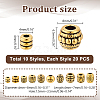 Tibetan Style Alloy Beads TIBEB-GA0001-02AG-2