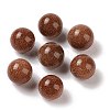 Synthetic Goldstone No Hole Sphere Beads G-K353-04C-25-1