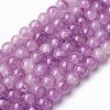 Spray Painted Glass Beads Strands GLAA-A038-C-53-1