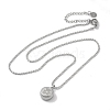 304 Stainless Steel Ball Chain Necklaces NJEW-I126-10P-2