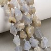 Raw Rough Natural Blue Lace Agate Beads Strands GG-CBA0B77-A04-01-1