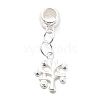 925 Sterling Silver European Beads STER-S009-01D-S-1