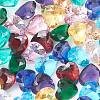 50Pcs 10 Colors Cubic Zirconia Pointed Back Cabochons ZIRC-CJ0001-24-6