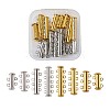 Kissitty Brass Magnetic Slide Lock Clasps KK-KS0001-02-1