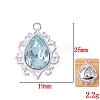 Glass Rhinestone Pendants FIND-WH0021-91S-018-1