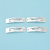 Rectangle Iron Snap Hair Clip Findings PHAR-A011-07P-2