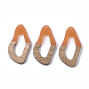 Resin & Walnut Wood Pendants RESI-S358-25F-1