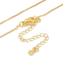 Brass Chain Necklaces NJEW-P309-10G